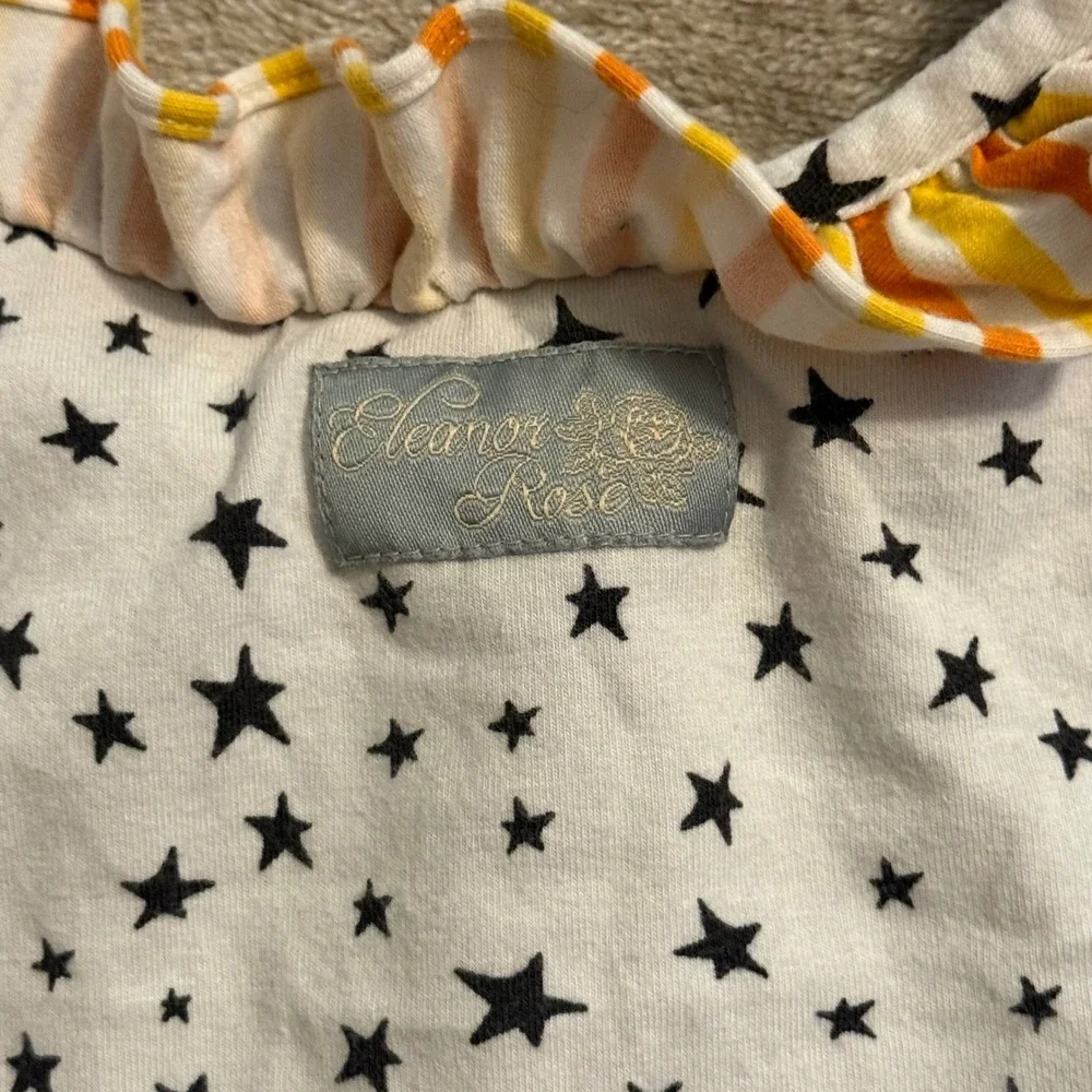 Eleanor Rose Heather Dress Girls 3-4 Black Cat Moon Stars Halloween Boutique